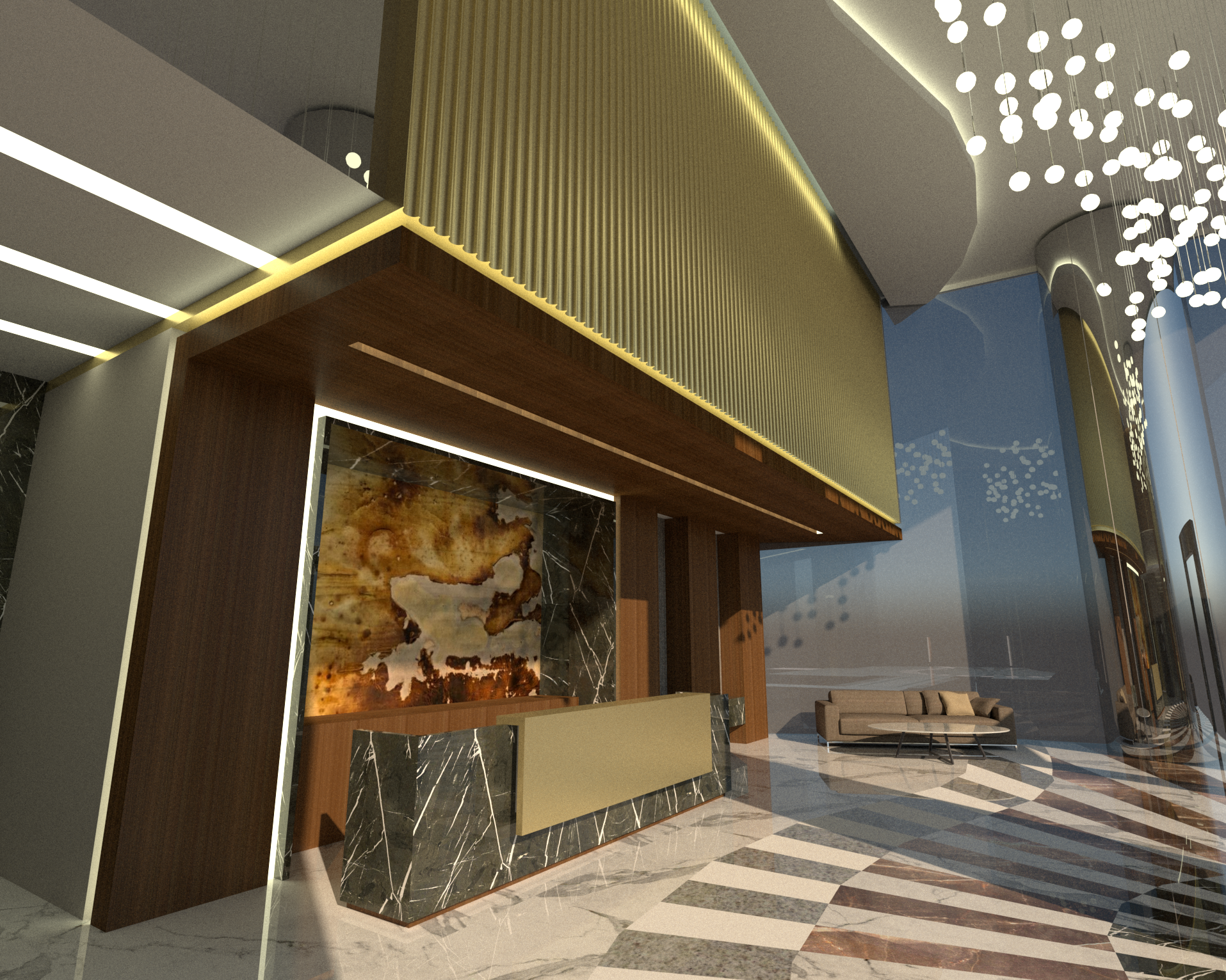 Sample placeholder photo — living area